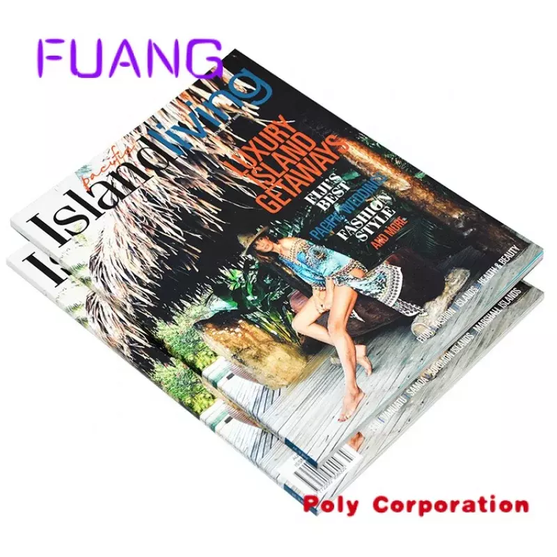 Benutzer definierte Magazin Druck broschüre benutzer definierte Großhandel Drucks ervice Buchdruck benutzer definierte Größe Papier & Pappe King Fu