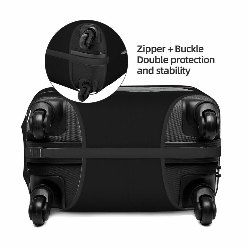 Benutzer definierte Mode Englisch Bull Terrier Gepäck abdeckung Schutz elastische Reisekoffer Abdeckungen