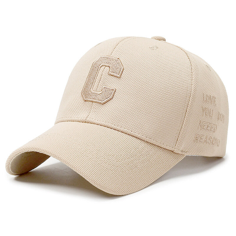 Gorras de béisbol de marca de lujo para hombre y mujer, sombrero de algodón con letras 3D, gorra de camionero con Cierre trasero, color oro blanco, 2023