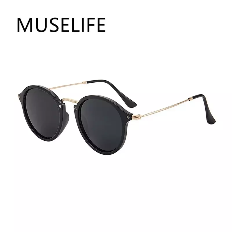 MUSELIFE الكلاسيكية شخصية الشرير النظارات الشمسية الرجال العلامة التجارية مصمم النظارات الشمسية الرجال خمر نظارات شمسية للرجال الشرير Oculos دي سول