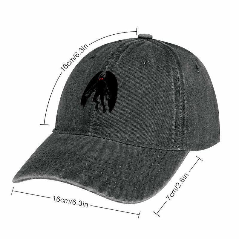 Мотмен! Кепка в ковбойском стиле для мужчин и женщин, Пляжная шапка в стиле хип-хоп, чайная, для походов