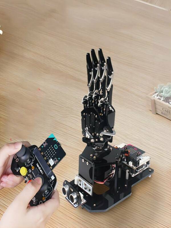 手動ロボット用のプログラム可能なマイクロビット装置,5つのベアリングを備えたマイクロビット装置