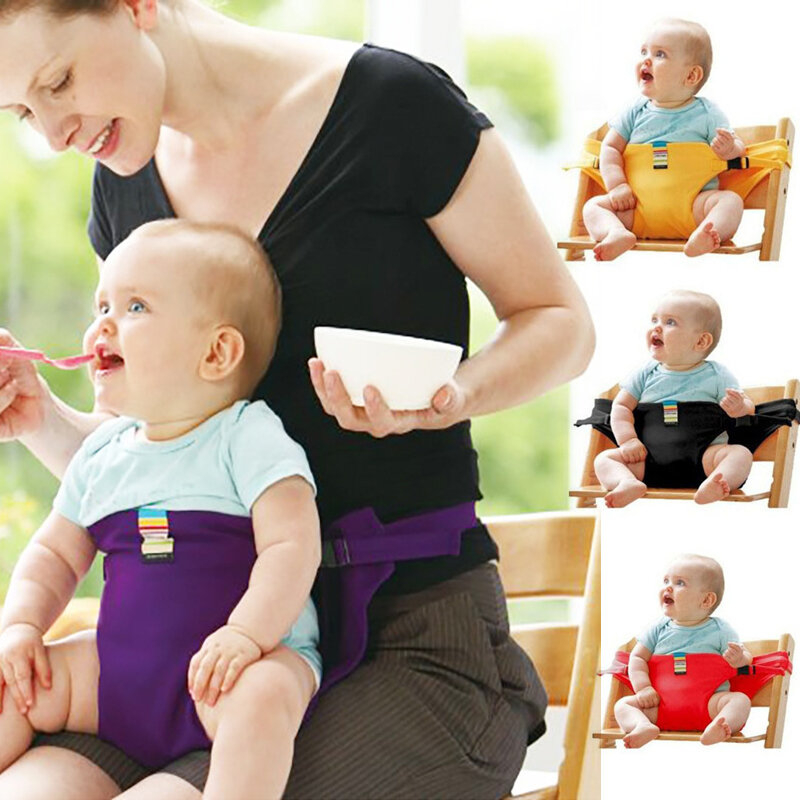 Silla de comedor portátil para bebé, cinturón de seguridad para alimentación de bebé, cinturón de viaje para niños, arnés para silla de comedor, cinturón de seguridad, accesorios para bebé