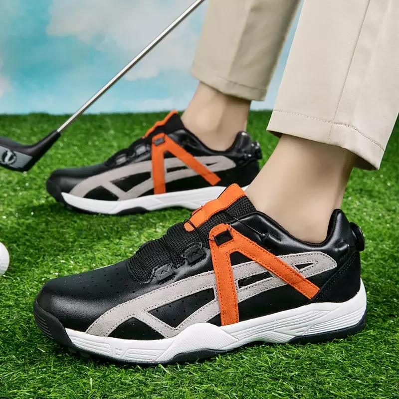 Zapatos de Golf para hombre, zapatillas de entrenamiento para golfistas, zapatillas cómodas de lujo para caminar