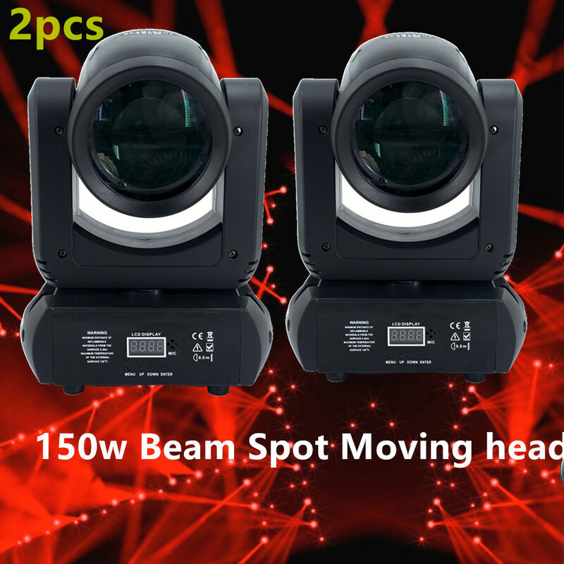 Mini LED Moving Head Light, 150W feixe, local, 18 prismas rotativas, DMX Stage Effect, Disco, DJ, Bar
