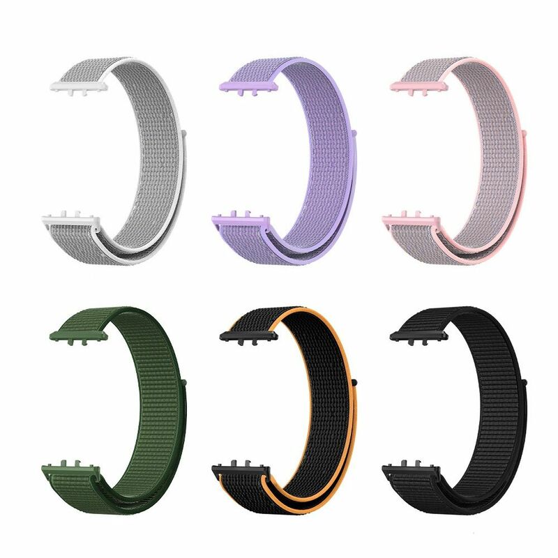 Nylon Loop Strap for Samsung Galaxy Fit 3 Adjustable Elastic Bracelet Watchband for Samsung Galaxy Fit3 Band Accessories