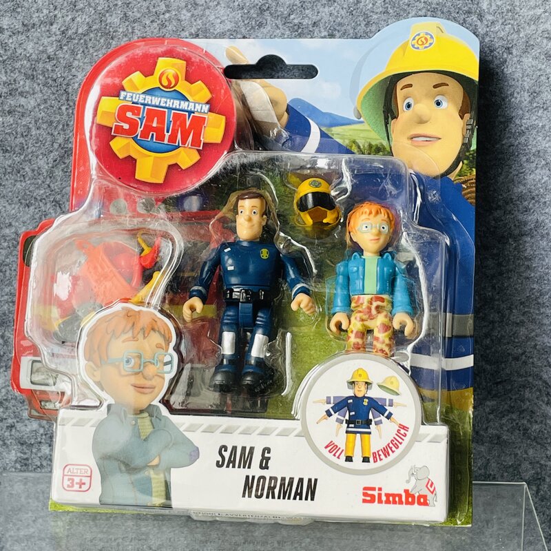 Diversi giocattoli di Action figure di sam per vigili del fuoco mobili congiunti originali per bambini