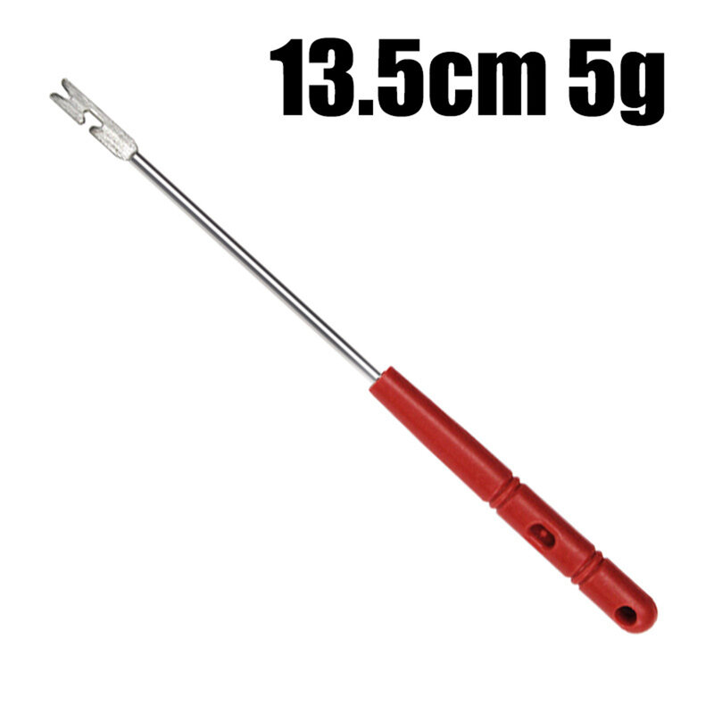 Инструмент для удаления рыболовных крючков 13,5/14 см, 1 шт., аксессуар, удобная ручка для извлечения лески, легкий, практичный