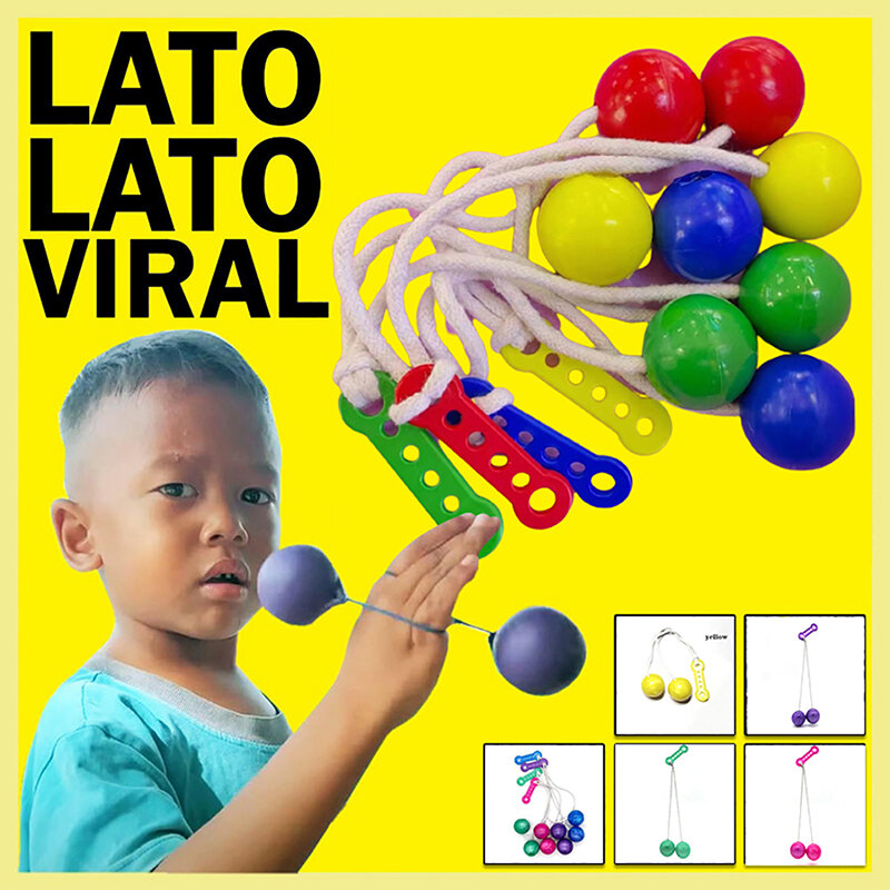 Pro Clackers Ball Lato-Lato zabawki dla dzieci zabawki Latto zabawka Latto zabawka kula z lampkami Snap Ball Shake uderzenie Ball Tek-Tek