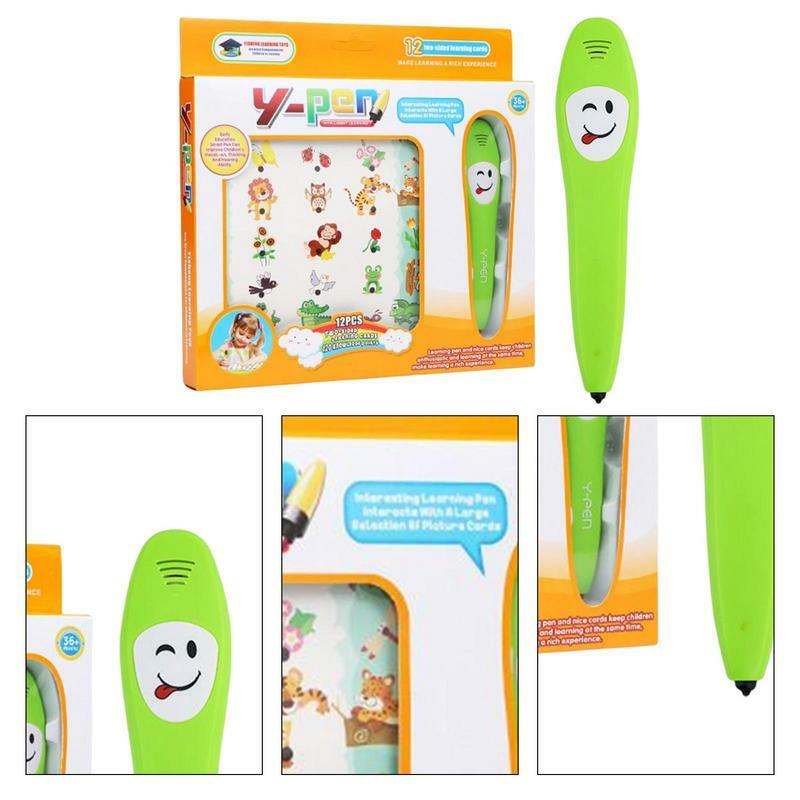 Reading Learning Pen Learning Machine With Cognitive Common Sense Study Cards Talking Flash Cards Educational Toys For Toddlers