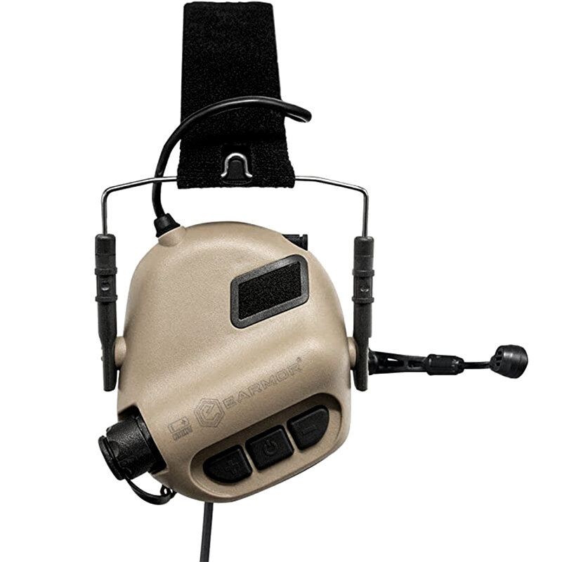 EARMOR Tactical Headset M32 MOD3 Hunting & Shooting Earmuffs with Microphone,Sound Amplification
