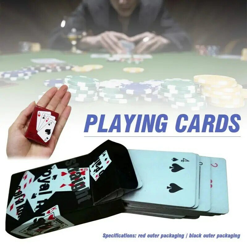 Игральные карты для покера, настольная игра для покера, забавные покерные карты, мини покерные милые портативные игральные карты для путешествий, вечеринок, дома