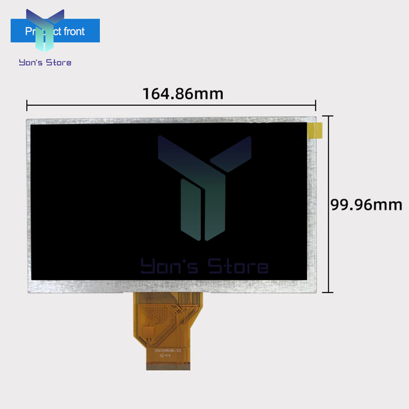1Pc 7.0 Inch Lcd Ips Display Touchscreen Digitizer Paneel Sensor Tablet Touchscreen 800X480 Resolutie 60Hz Verversingssnelheid 50pin