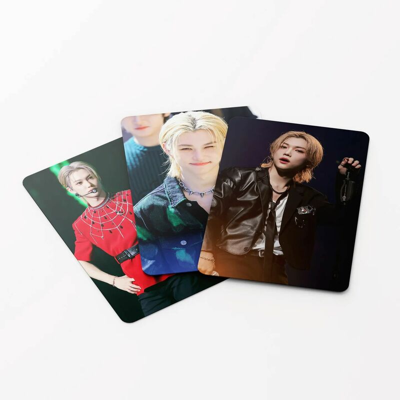 55szt Kpop Group Photocard Hyunjin Felix Bangchan New Album Lomo Cards Photo Print Cards Set Fans Collection