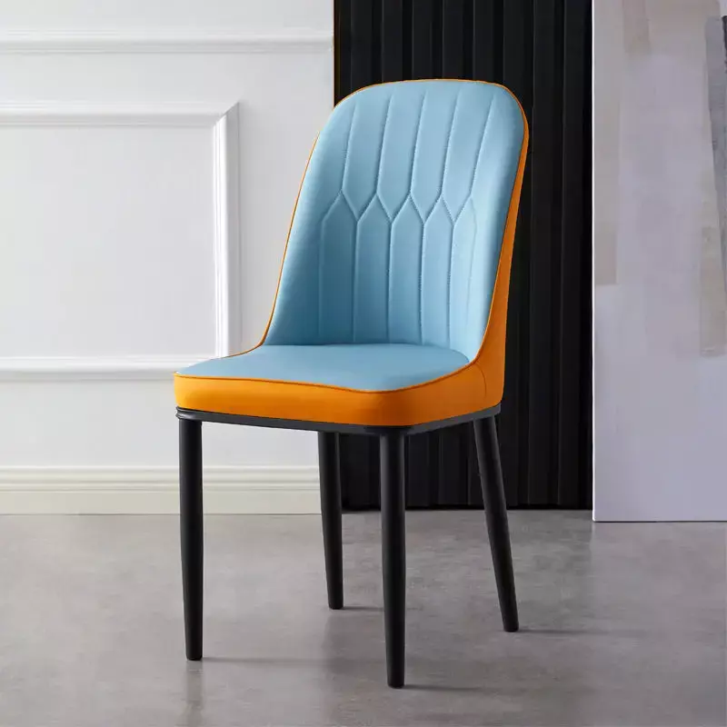 XX25Nordic light luksusowe krzesło do jadalni dom prosty nowoczesny stołek do makijażu z tyłu stół ogrodowy krzesło hotel negocjation chai