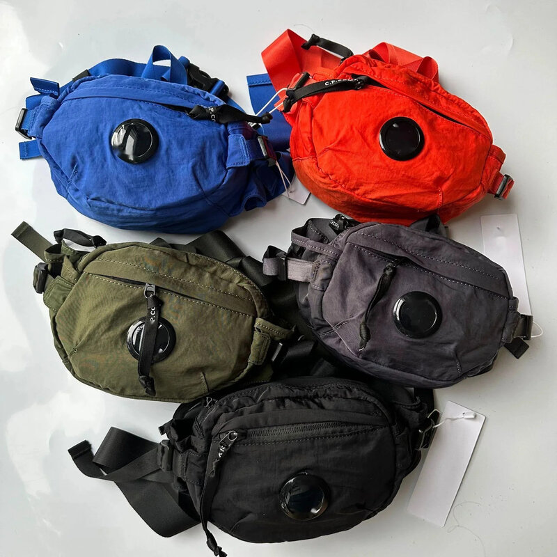 남성용 CP 싱글 숄더 크로스바디 소형 가방, 휴대폰 가방, 싱글 렌즈 토트백, 가슴 팩, 허리 가방