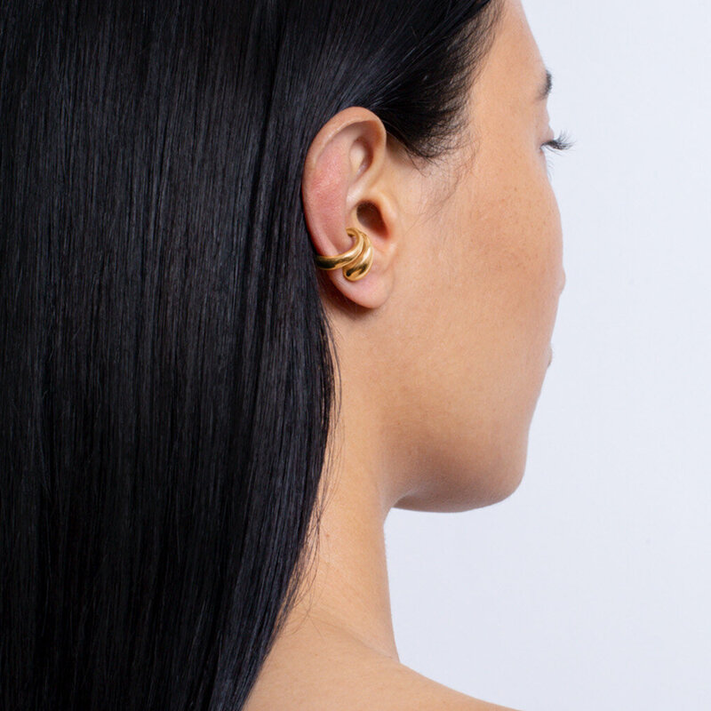 Bilandi แฟชั่นผู้หญิง Piercless Ear Clip ต่างหู2022ใหม่แฟชั่นเครื่องประดับอุปกรณ์เสริม Earcuff ต่างหูสำหรับของขวัญสตรี