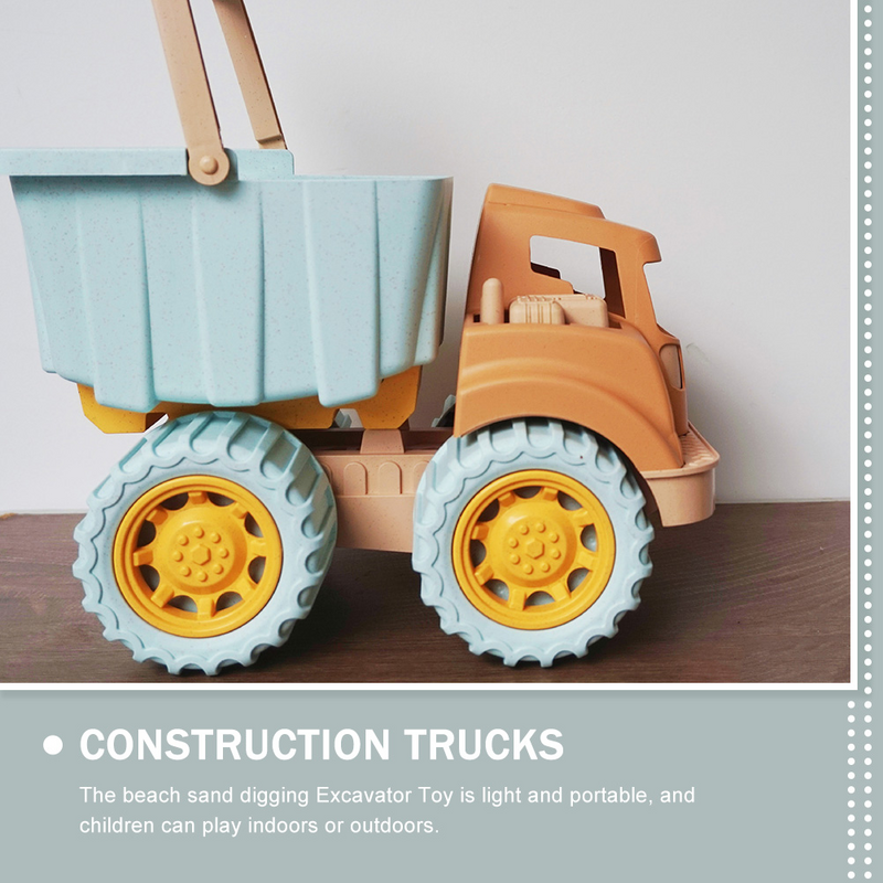 Mini Sand Truck Toy para Crianças, Escavadeira, Construção do carro, Praia Sand Box, Dump Play Box, Escavando Veículos, Trator Digger