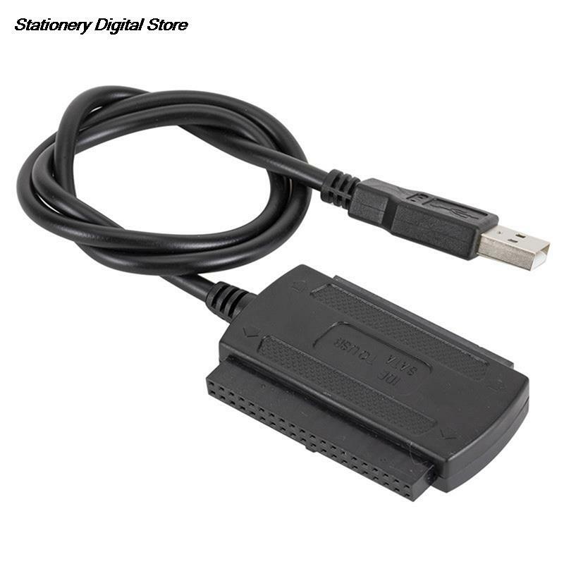 USB 2.0 para IDE adaptador conversor cabo, disco rígido HD, 2,5 ", 3,5"