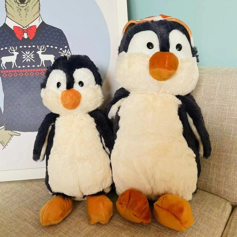 Poupée pingouin en peluche pour enfants, 25/35cm, Kawaii, décoration de la maison, oreiller doux, cadeaux pour enfants, vente en gros