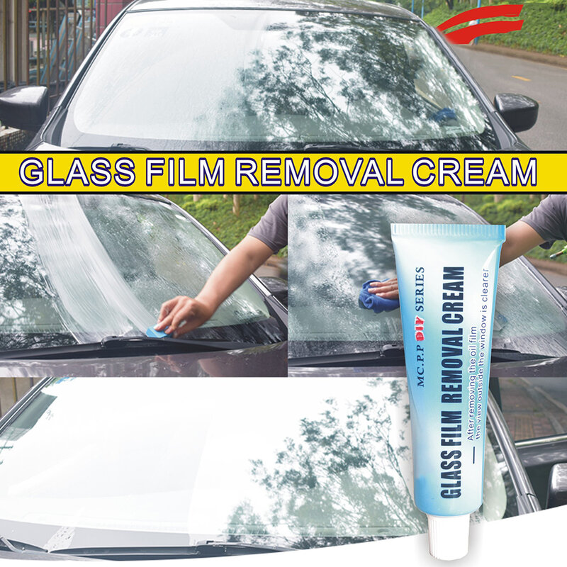 Carro de vidro de polimento filme óleo de vidro removendo pasta limpa polonês pasta para janela do banheiro vidro windshield windscreen lavagem carro