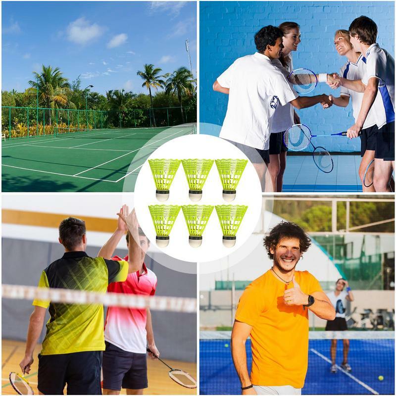 Volants d'entraînement pour la frappe au badminton, accessoires de badminton pour les studios en plein air, gymnase et institut