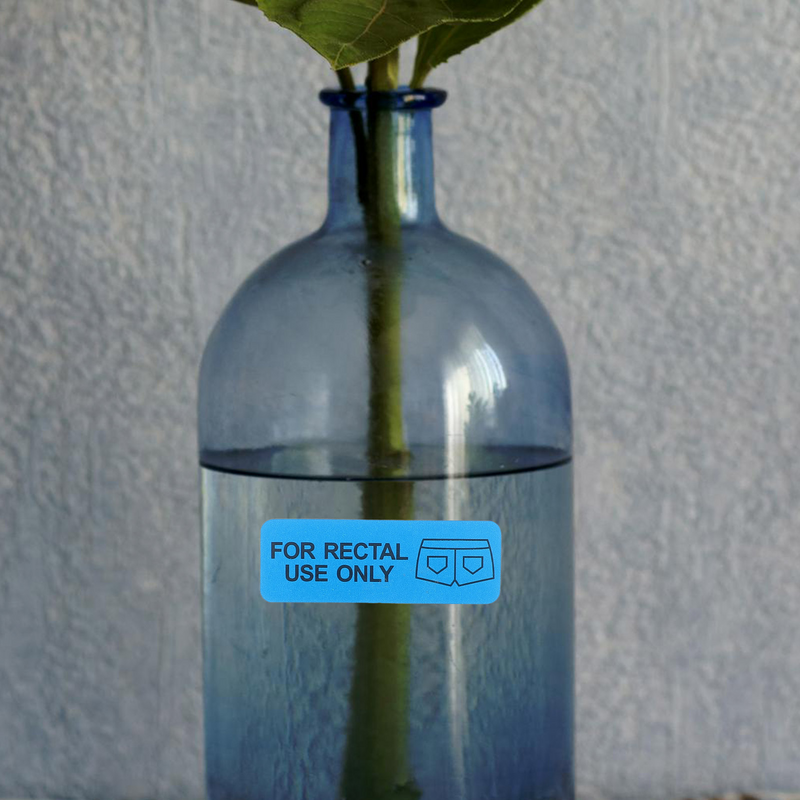 Ректальная наклейка для бутылок с водой на Хэллоуин