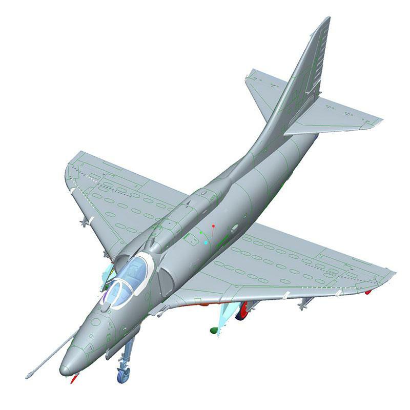 هواية بوس 87255 1/72 A-4F Skyhawk البلاستيك أطقم منمذجة HobbyBoss