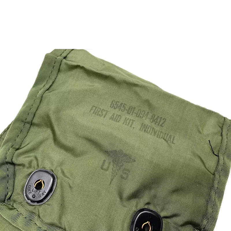Borsa di pronto soccorso militare medico Vintage verde piccola borsa di immagazzinaggio della seconda guerra mondiale (senza scatola)