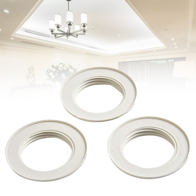 Затеняющее кольцо для лампы, сменный спиральный держатель для лампы, черный/белый цоколь лампы E14, внутренний диаметр 28 мм, абажуры, 100%