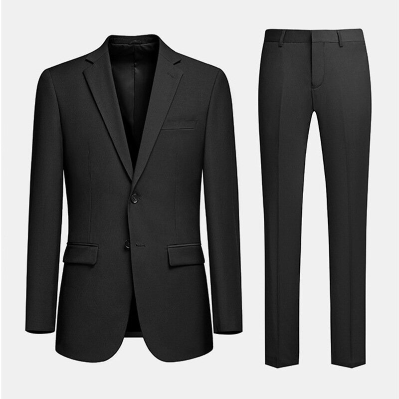 SS6454-2023 Men's suit male jacket slim leisure professional dress business format