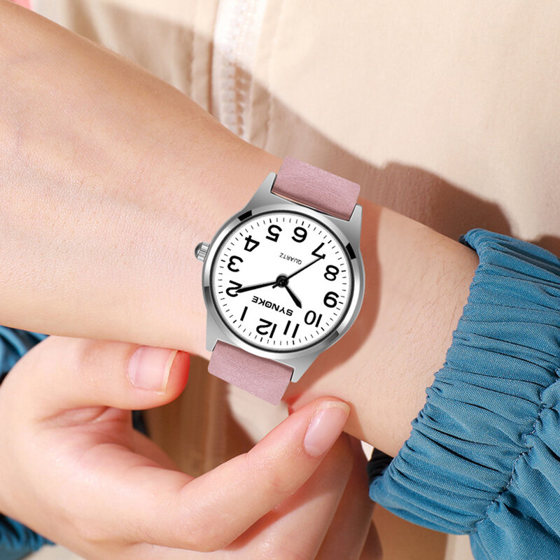 Synoke นาฬิกาสปอร์ตสำหรับเด็ก, นาฬิกาควอตซ์นาฬิกากันน้ำสำหรับเด็กหญิงเด็กชาย