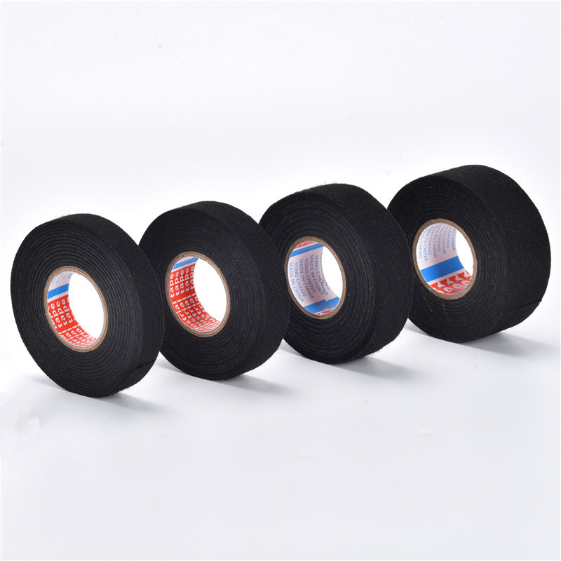 free shipping 15meters New Type Coroplast Adhesive Cloth Tape For Cable Harness Wiring Loom Width 9/15/19/25/32MM Length15M