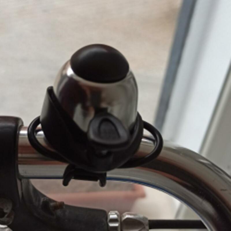 Dzwonek rowerowy Obrót o 360° Głośny dźwięk Aluminiowa skorupa Dzwonki Akcesoria Gumka Mini dzwonek rowerowy do MTB
