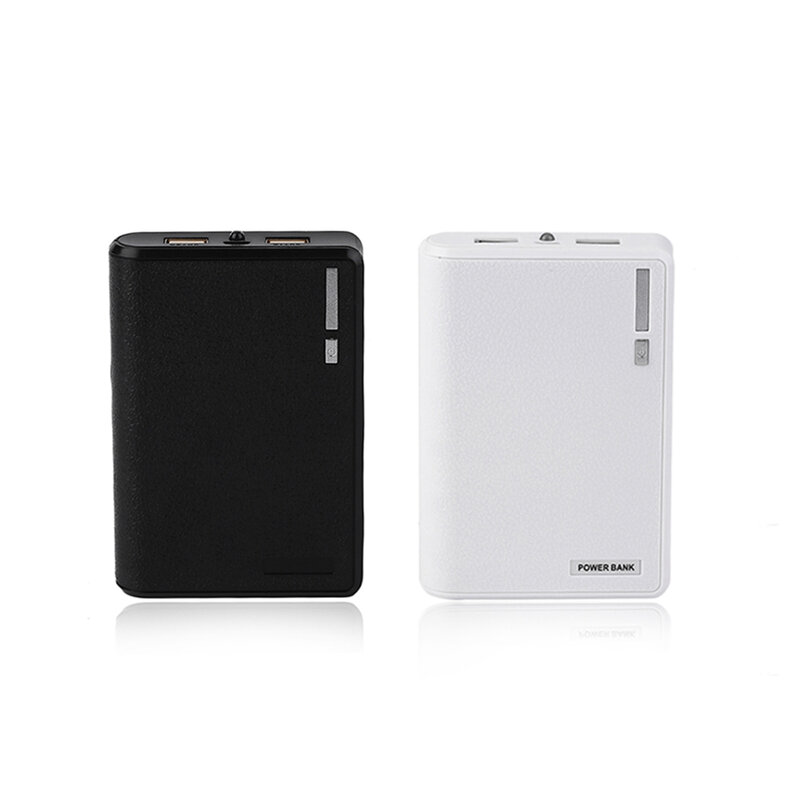 Chargeur de batterie externe de grande capacité pour téléphone portable, adapté pour iPhone, 10400mAh, taille 4x18650