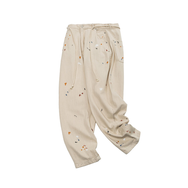 Korean Hip Hop Twill High Quality Cargo Pants For Men Clothing Japanese Harajuku Casual Baggy Pants Streetwear Harem Trousers