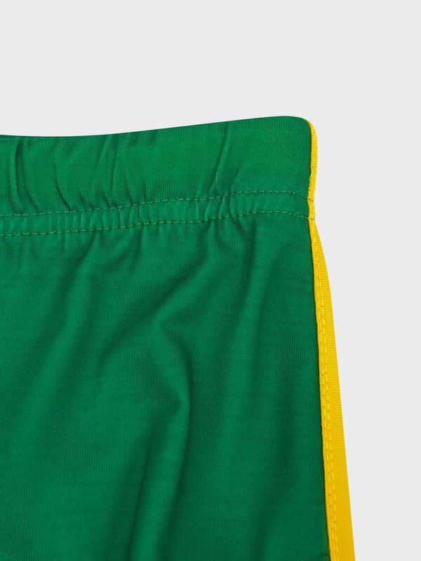 Y2K estetyka szorty damskie jamajka nadruk w litery casualowe spodnie z koreańskie, szerokie nogawkami luźne elastyczne spodnie sportowe