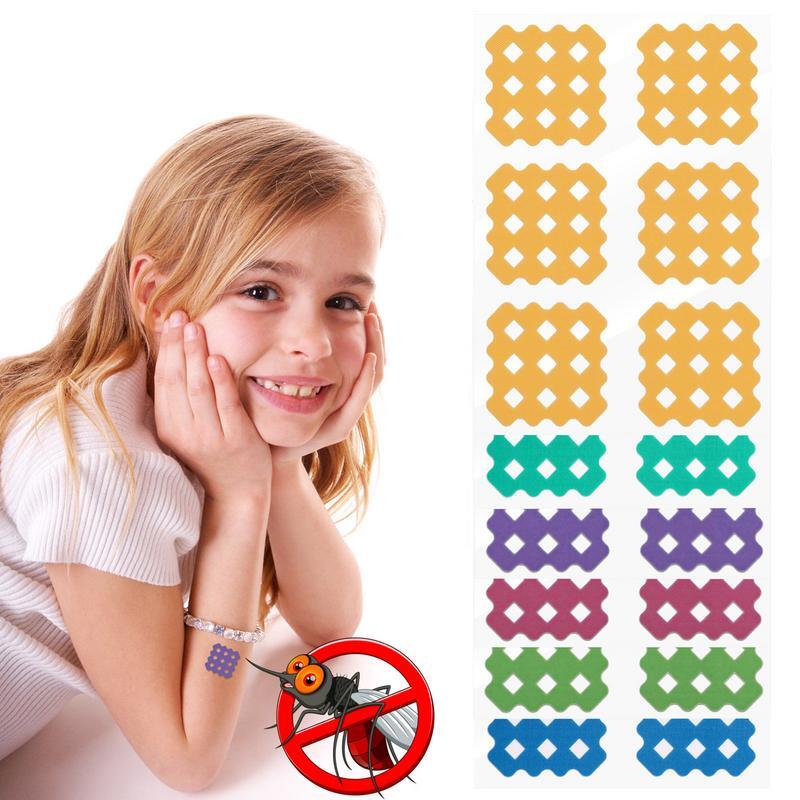 Stiker anti-gigit untuk anak dan dewasa 36 hitungan bantuan instan stiker alami & warna-warni aman untuk anak-anak dan dewasa