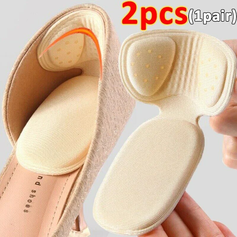 2-10pcs Women High Heels Shoes Insoles Adjustable Size Back Stickers Pain Relief Protector Cushion Antiwear Feet Care Padding