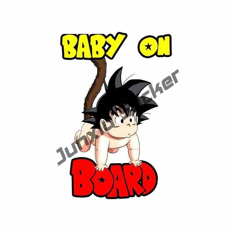 Baby on Board Sticker Sign Decals Anime Baby In Car Styling Vinyl Waterproof Accessories