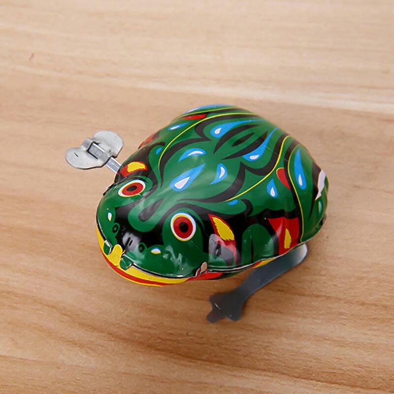 드롭쉬핑!! 동물 디자인 뒤집는 가장 빠른 철 개구리, 시계 태엽 장난감, 소년 게임, 어린이용 와인드 업 장난감