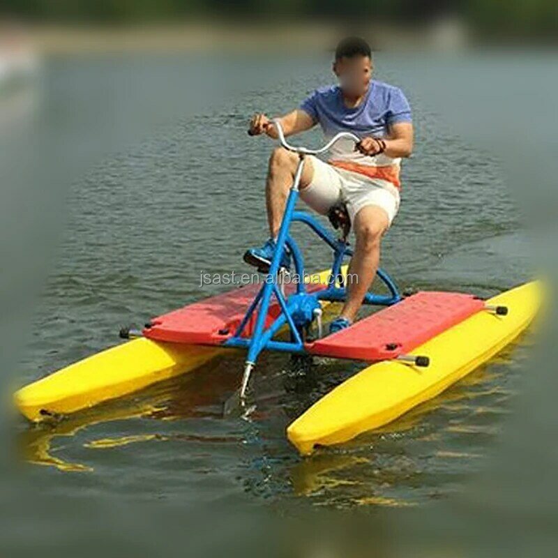 Pedal boat bike way new design for youth water fitness centre amuse and leisure Personal car travel outdoor river