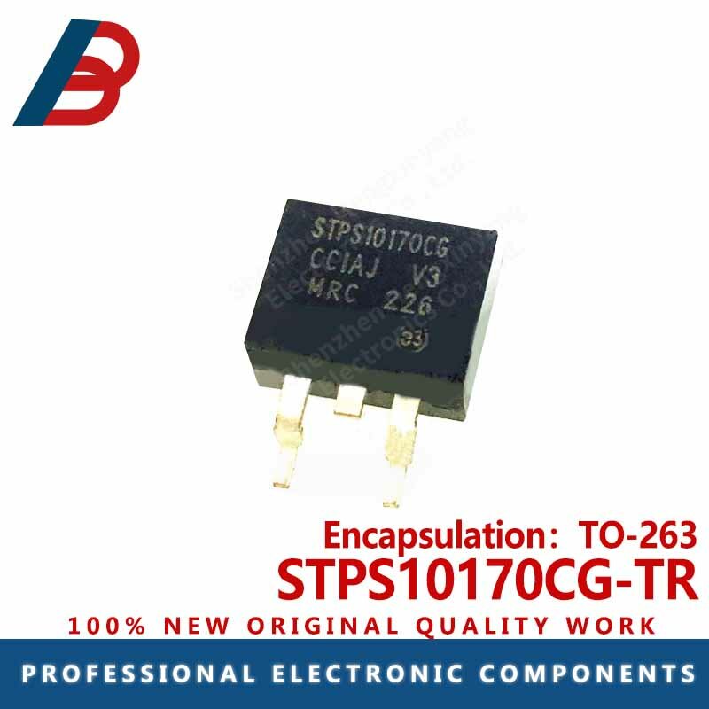 10 buah STPS10170CG-TR TO-263 dioda Schottky/penyearah