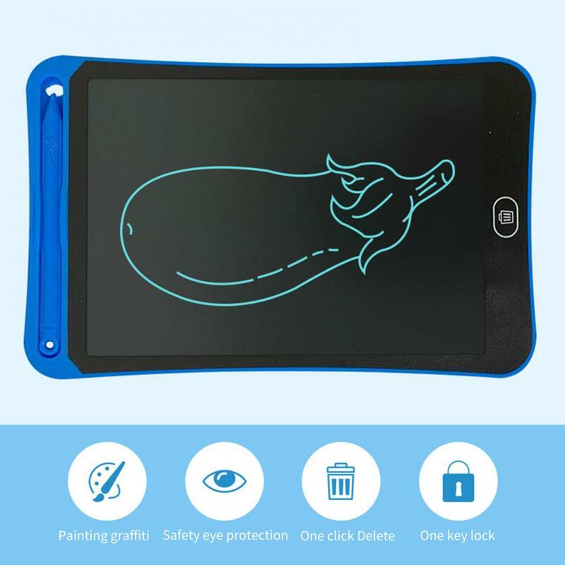 Tableta de escritura LCD de 8,5 pulgadas para niños, protección ocular sensible a la presión, portátil, de dibujo y escritura a mano clara