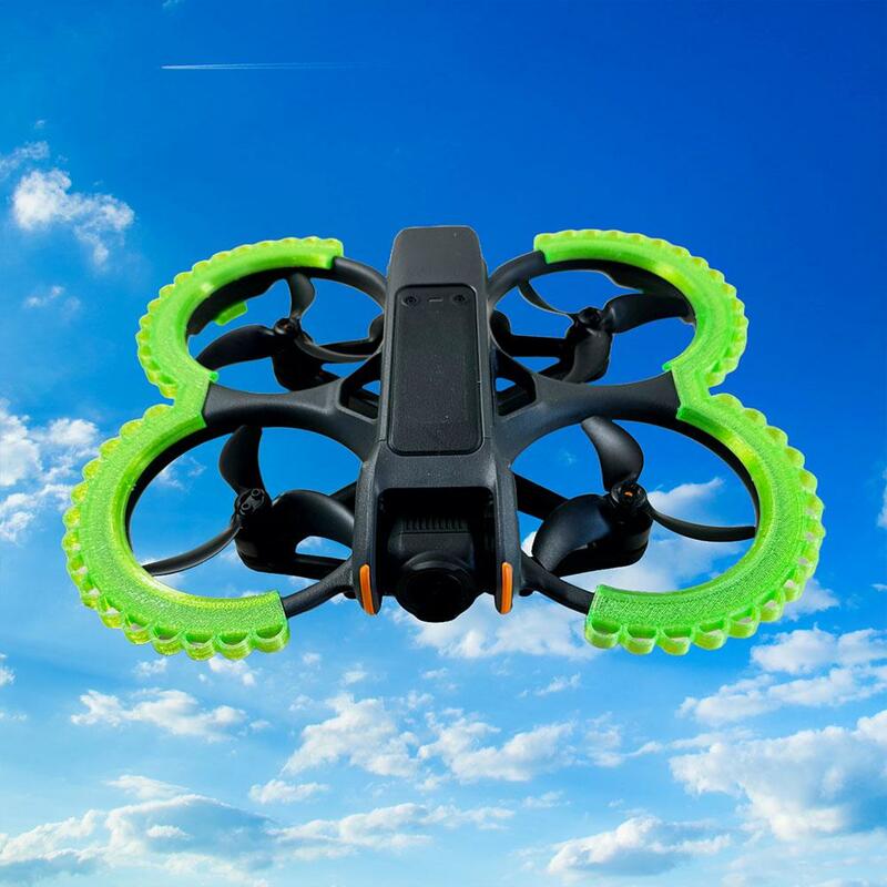 Bingkai hijau Drone, bingkai pelindung 3D pencetakan 3D Bumper perangkat anti-tabrakan untuk dji Avata 2 Aksesori Drone 2024