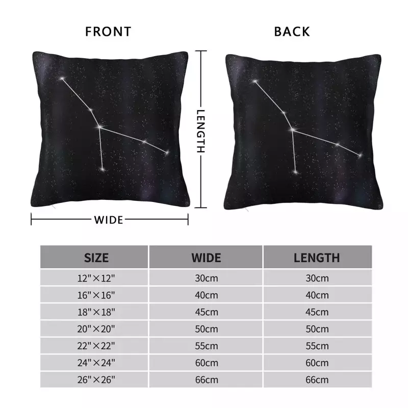 Cancer Constellation Pillowcase Polyester Pillows Cover Cushion Comfort Throw Pillow Sofa Decorative Cushions Used for Bedroom