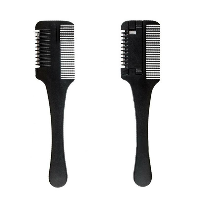 19cm Double Sides Hair Trimmer Comb Hair Trimmer Cutter Holder Comb Barber Blade Razor Hairdressing Cutting Tool Styling Tools
