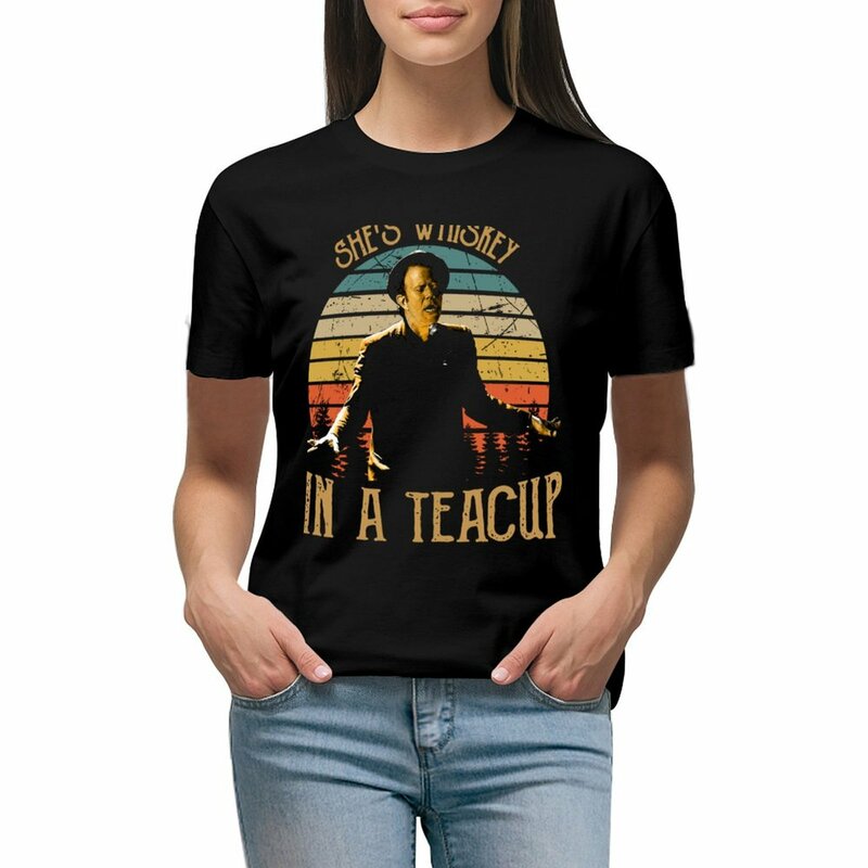 Tom Waits Camiseta clásica para mujer, camisetas recortadas para mujer