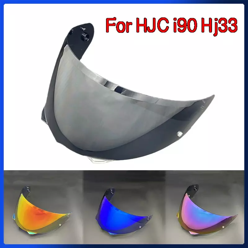 HJ-33 Motorcycle Helmet Visor Lens For HJC HJ-33 I90 Replace Anti-UV Anti-Scratch Dustproof Wind Shield Motorcycle Accessories