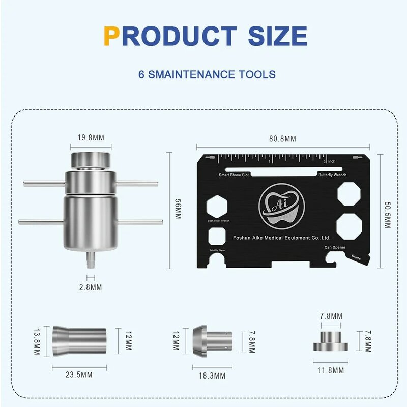 AI-AT-TOOL Dental Remove Rotor Repair Kit For High Speed Air Turbines Handpiece